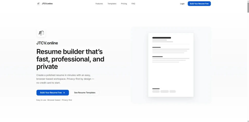 JT CV WEBSITE